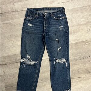 Old navy Classic Distressed Blue Cropped Jeans 4P inseam 23